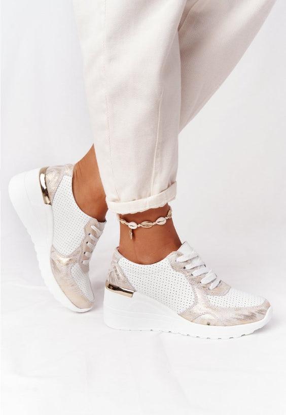 New Women Casual Shoes Height Increasing Sport Elegant Shoes Air Cushion Comfortable Sneakers Women's Vulcanize Shoes Sports Breathable Sneakers