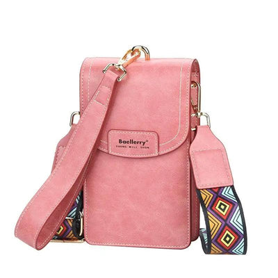 New Women Fashionable Multifunction Shoulder PU Leather Large Capacity Phone Crossbody Purse - Designer Female Purse