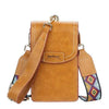 New Women Fashionable Multifunction Shoulder PU Leather Large Capacity Phone Crossbody Purse - Designer Female Purse - Light brown