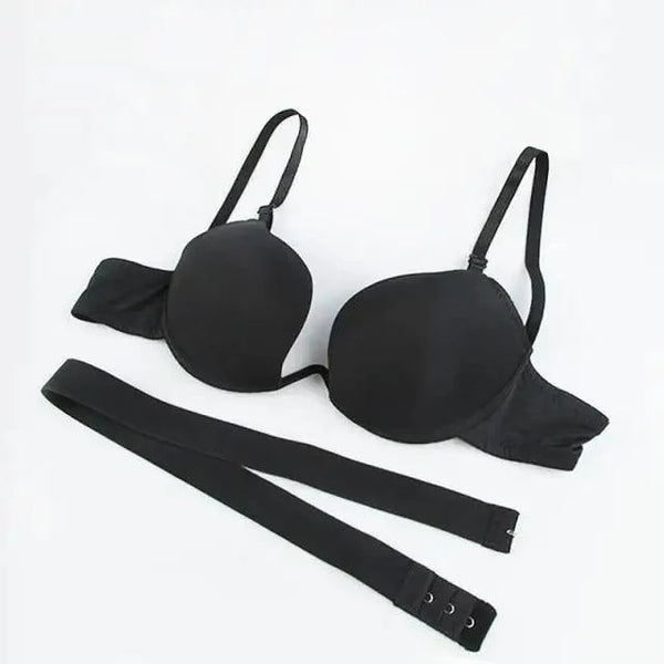 New Women Lingerie U Backless Bras Underwear Deep U Low Cut Push Up Bra Female Breathable Bra