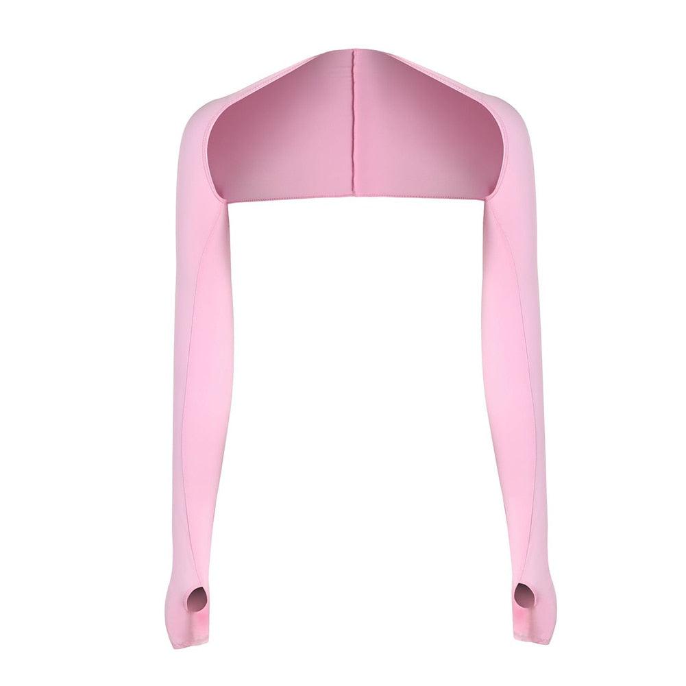 New Women Long Arm Cover Golf Shawl Sleeves Sun Protection Cooling Shawl Arm Sleeve For Female Sleeves Summer UV Protection Clothing For Outdoor Arm Sleeve For Workout And Sport