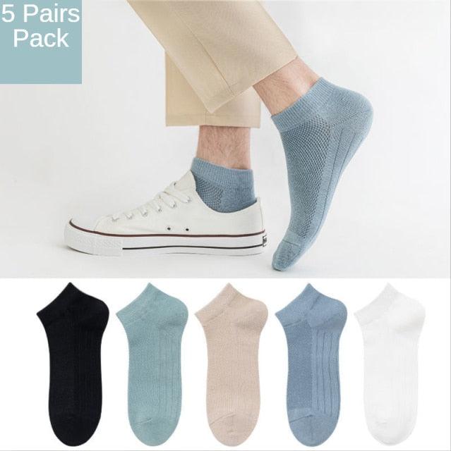 New Women Mesh Short Socks Invisible Ankle Socks Pack Ladies Spring Summer Breathable Thin Boat Socks Set