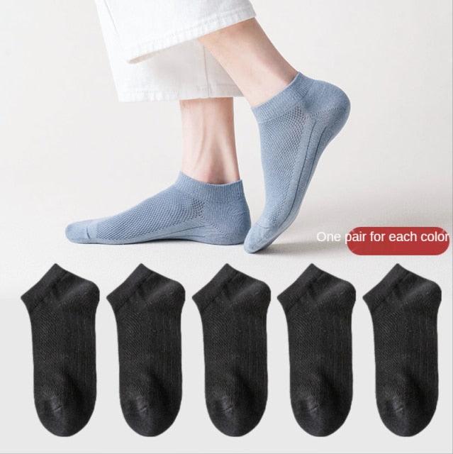 New Women Mesh Short Socks Invisible Ankle Socks Pack Ladies Spring Summer Breathable Thin Boat Socks Set