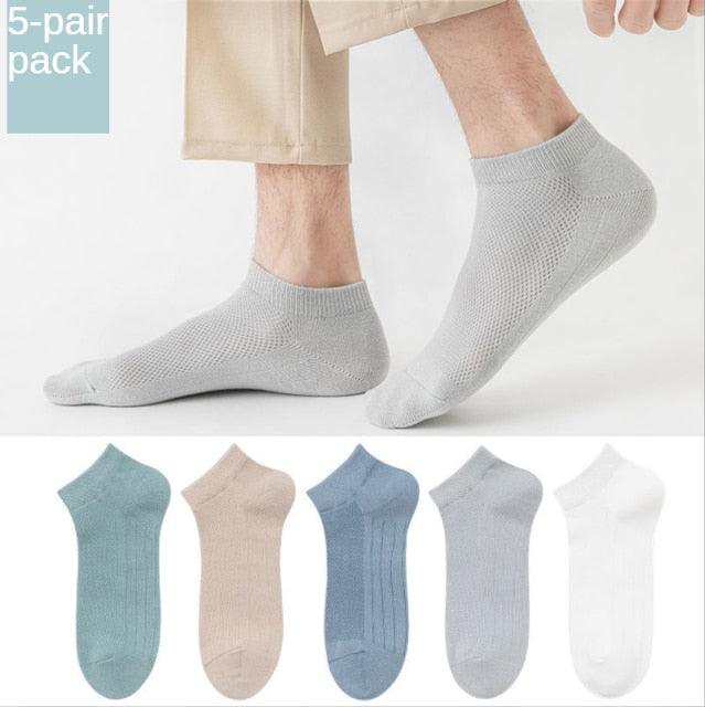New Women Mesh Short Socks Invisible Ankle Socks Pack Ladies Spring Summer Breathable Thin Boat Socks Set
