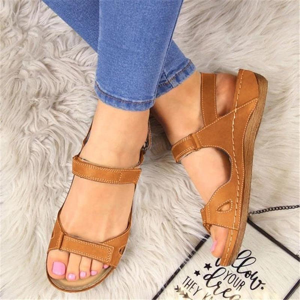 New Women Sandals Soft  Comfortable Flat Sandals Open Toe Beach Shoes Comfortable Flat Sandals Beach Travel Slipper Flip Flops Shoes Slipper Party Sandal Women Slip On Shoes