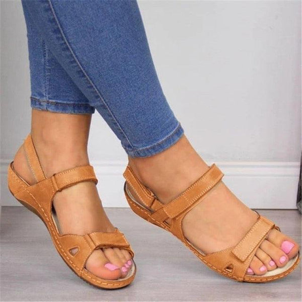 New Women Sandals Soft  Comfortable Flat Sandals Open Toe Beach Shoes Comfortable Flat Sandals Beach Travel Slipper Flip Flops Shoes Slipper Party Sandal Women Slip On Shoes