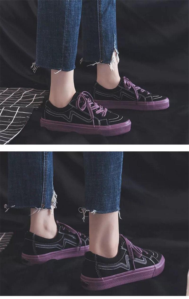 New Women Sneaker Fashion Breathble Vulcanized Shoes Platform Lace Up Casual White Tenis Sneakers Women Play Fashion Sneaker Low Top Elastic Canvas Flat Sneakers