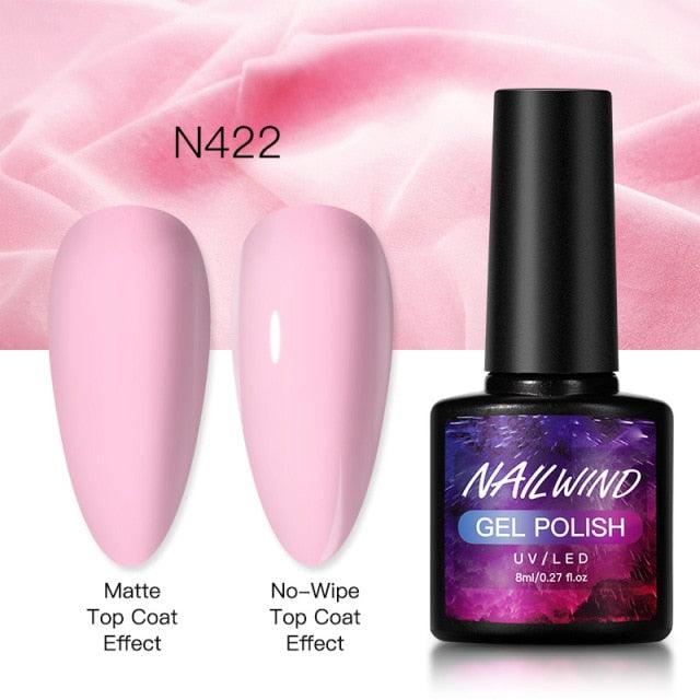 New Womens Fashion Gel Nail Polish UV LED Semi Permanent Matt Glossy Effect Luxury Manicure Design