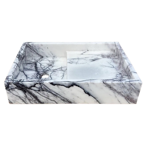 New York Marble Wall-mount Bathroom Sink Polished (W)16