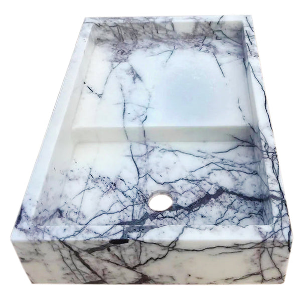 New York Marble Wall-mount Bathroom Sink Polished (W)16