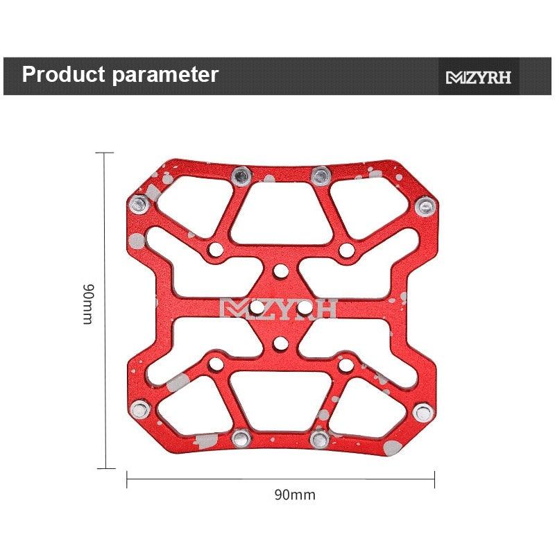 Newest Universal Clipless To Platform Adapters Cleats Pedal For Speed play Bike Cycle Platform Adapter Bicycle Universal Clipless Aluminum Alloy Platform Adapters Cleats Pedal