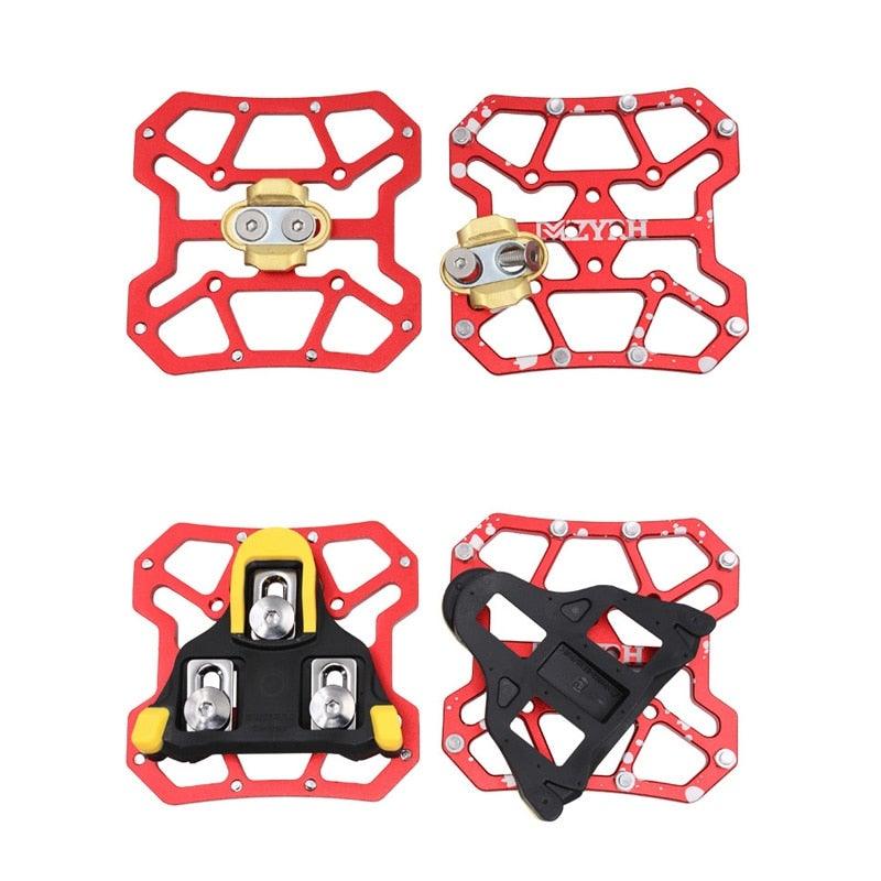 Newest Universal Clipless To Platform Adapters Cleats Pedal For Speed play Bike Cycle Platform Adapter Bicycle Universal Clipless Aluminum Alloy Platform Adapters Cleats Pedal