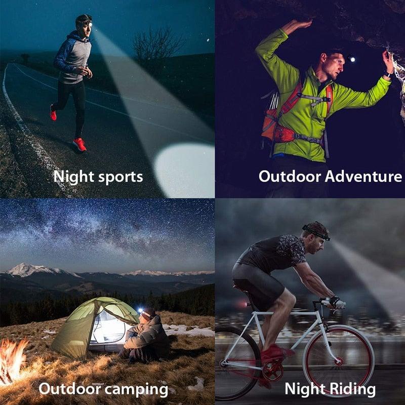 Newest  Waterproof XHP199 16-Core Super Bright Powerful Lantern Headlamp XHP110 LED USB  Flashlight XHP50 Headlight Rechargeable 18650 Zoom Torch Light