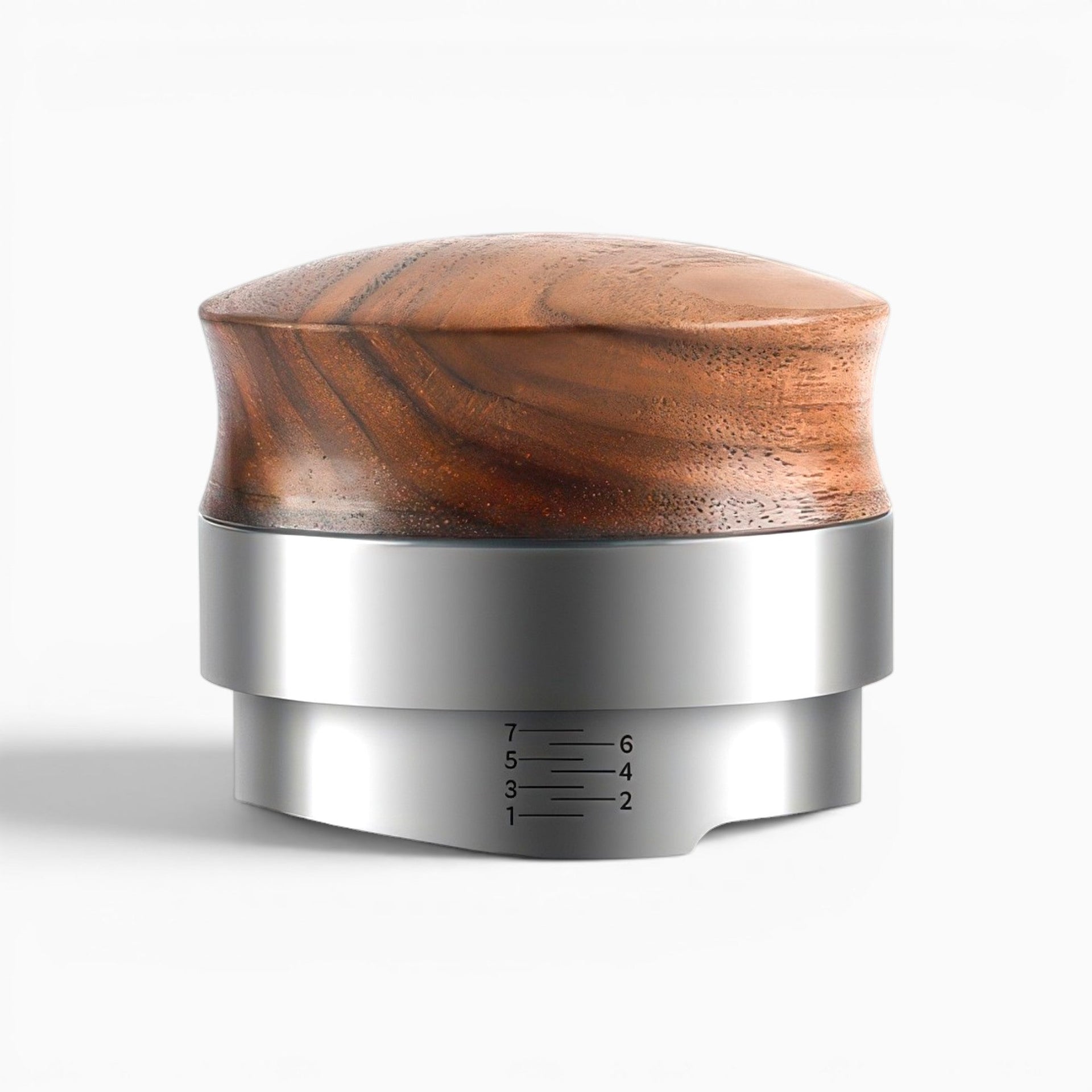 Espresso Distributor with Walnut Handle