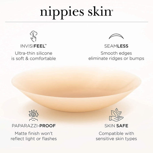 Nipple Covers Adhesive Silicone Pasties with Travel Box