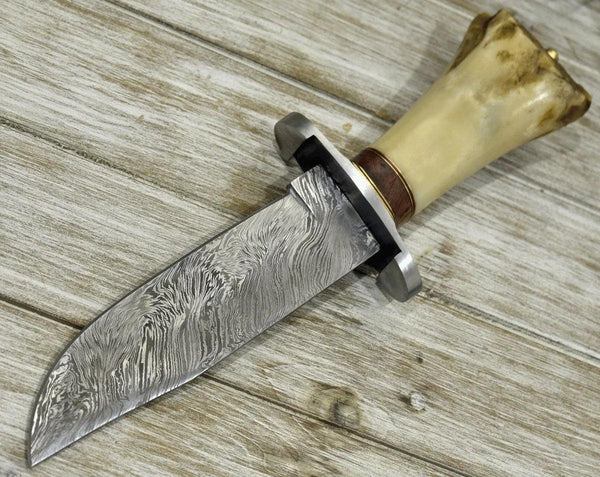 Nirvana Survival Bowie Knife with Bone Handle - Gifts for You 'n Me