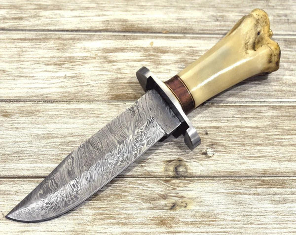 Nirvana Survival Bowie Knife with Bone Handle - Gifts for You 'n Me