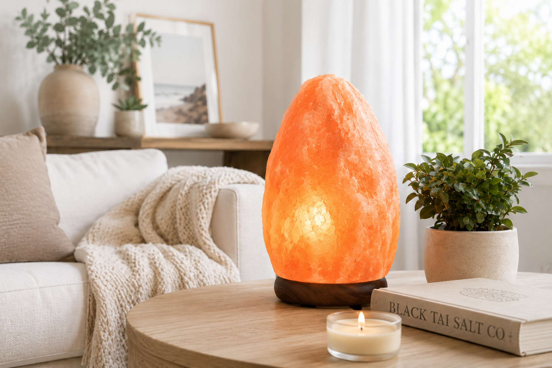 Himalayan Salt Lamp  60-70 lbs