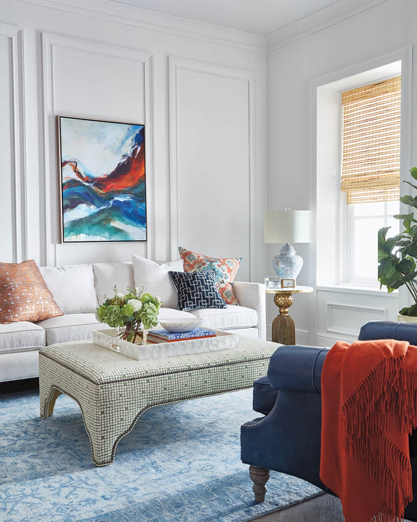 Italian Kay Gold Round Tassel Side Table with White Marble Top - Gifts for You 'n Me