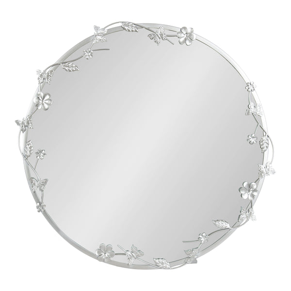 Rosella Floral Wall Mirror Metal