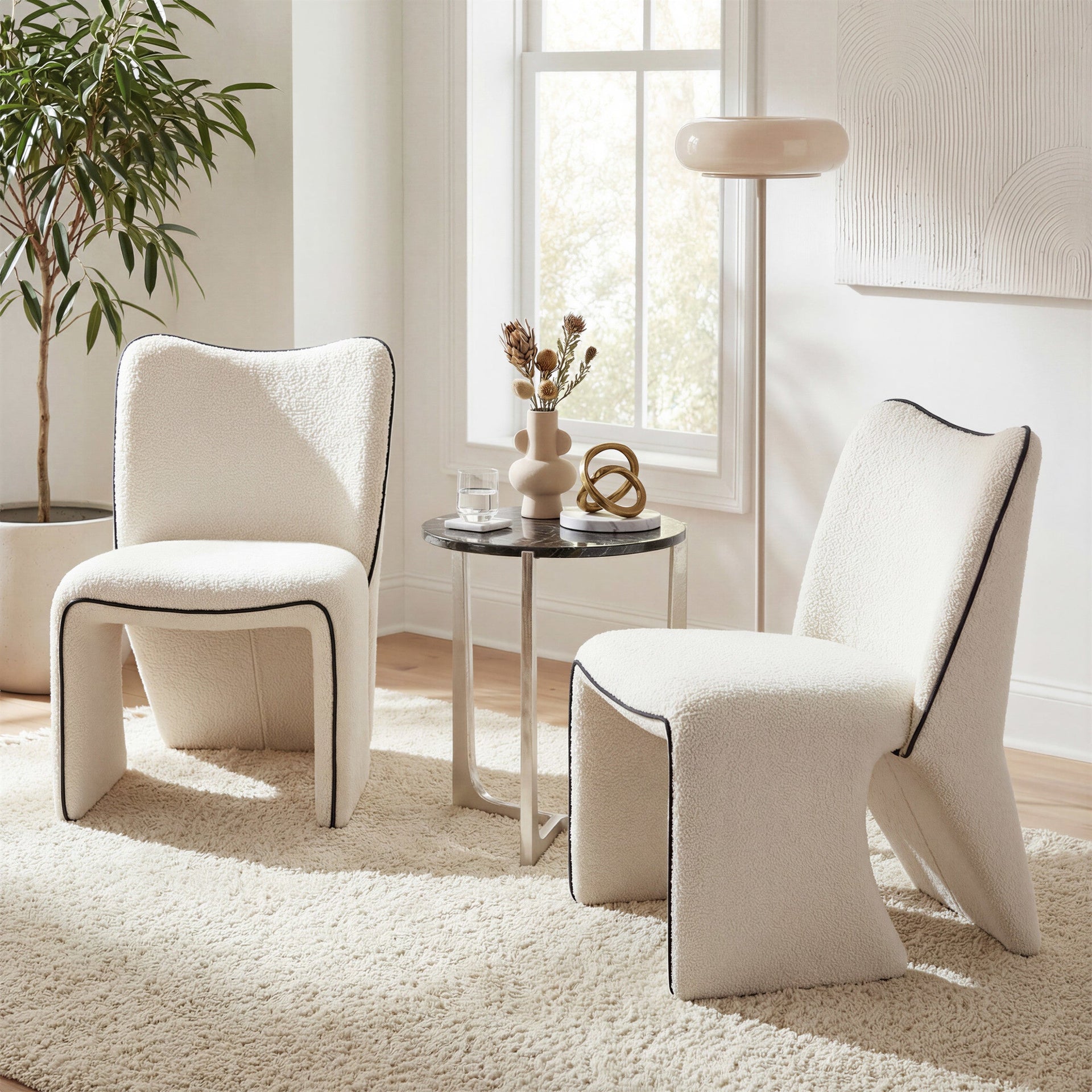 Novo Accent Chair Ivory