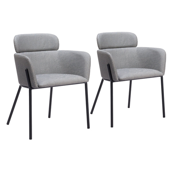 Bremor Dining Chair (Set of 2) Slate Gray