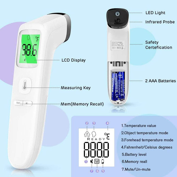 Non Touch Baby and Adults Forehead Thermometer