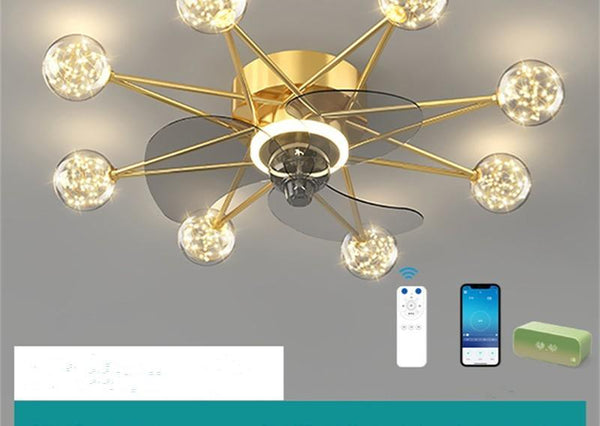 Starry Ceiling Fan Light