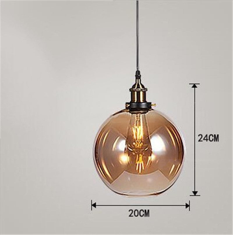 Glass Nordic Bedroom Chandelier