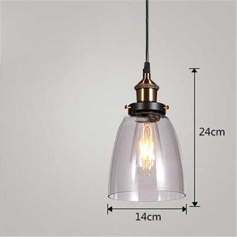 Glass Nordic Bedroom Chandelier