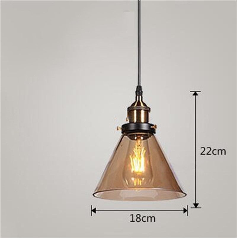 Glass Nordic Bedroom Chandelier
