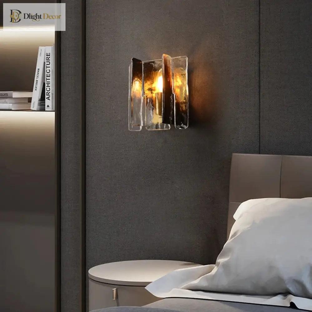 Nordic Modern Copper Wall Sconce | Bedroom Home Lighting
