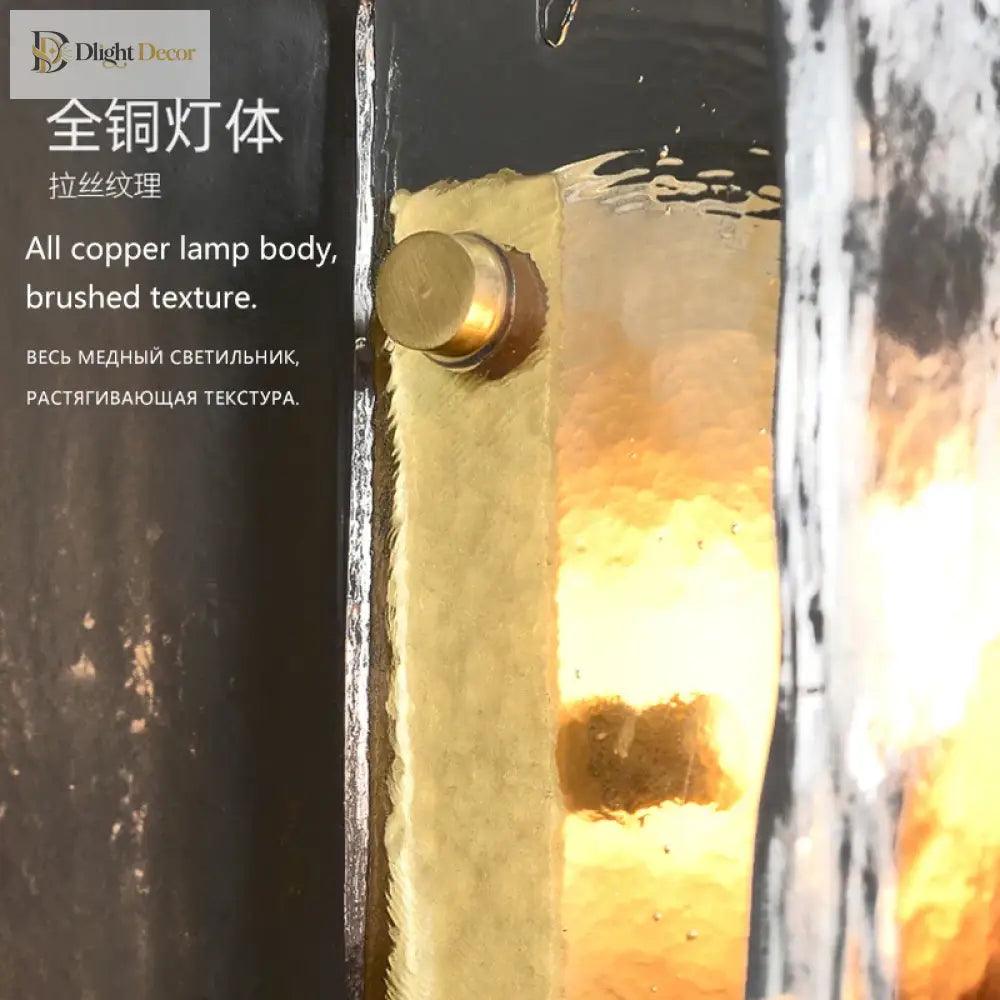 Nordic Modern Copper Wall Sconce | Bedroom Home Lighting