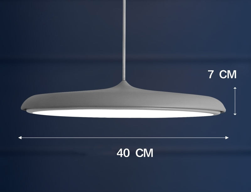 Iron LED Chandelier Rose Gold 45cm Tricolor