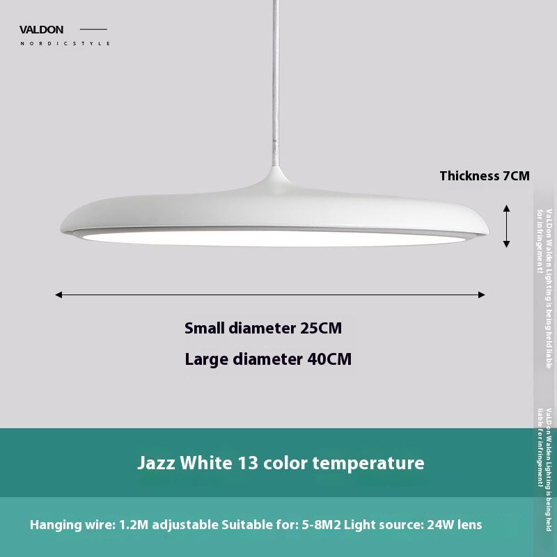 Iron LED Chandelier Rose Gold 45cm Tricolor