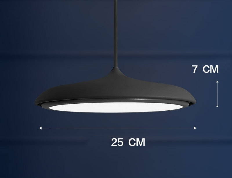 Iron LED Chandelier Rose Gold 45cm Tricolor