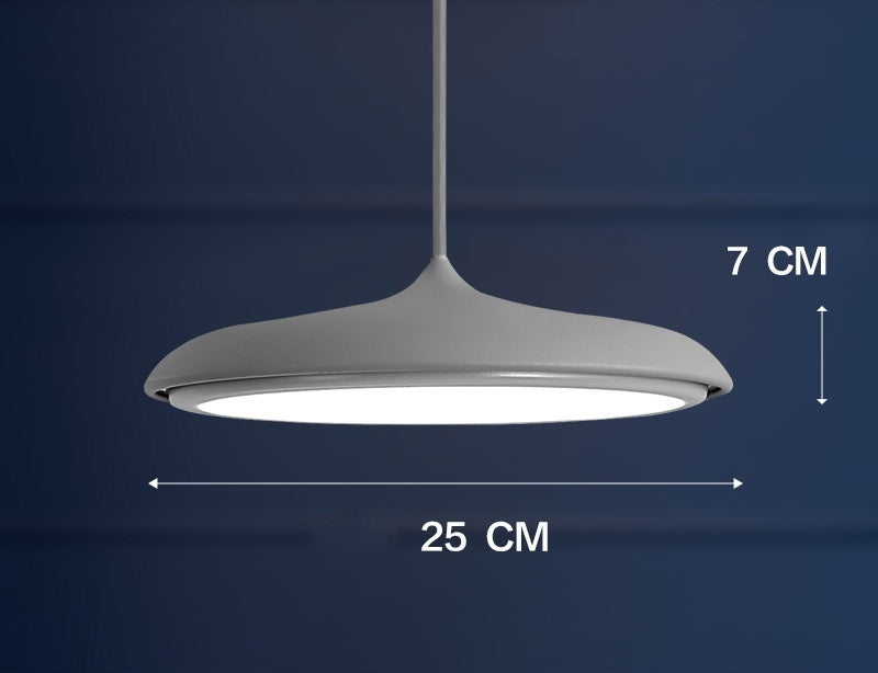 Iron LED Chandelier Rose Gold 45cm Tricolor