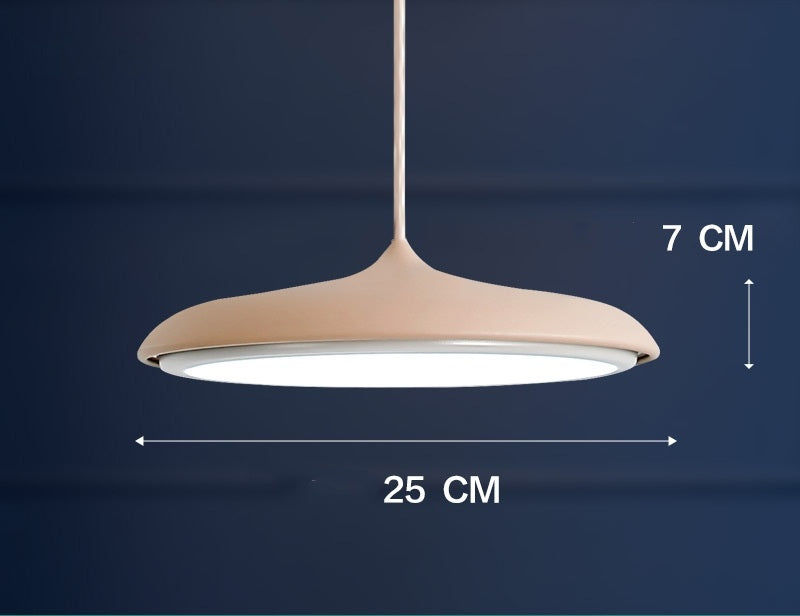 Iron LED Chandelier Rose Gold 45cm Tricolor
