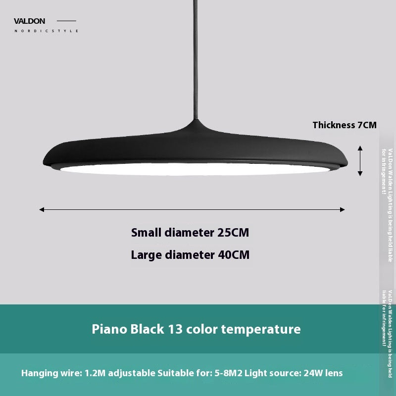 Iron LED Chandelier Rose Gold 45cm Tricolor