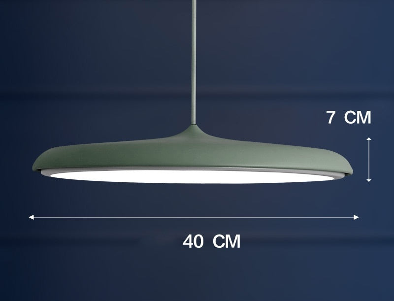Iron LED Chandelier Rose Gold 45cm Tricolor