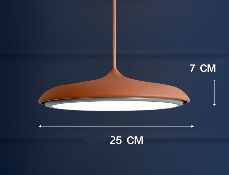 Iron LED Chandelier Rose Gold 45cm Tricolor