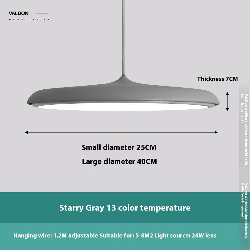 Iron LED Chandelier Rose Gold 45cm Tricolor