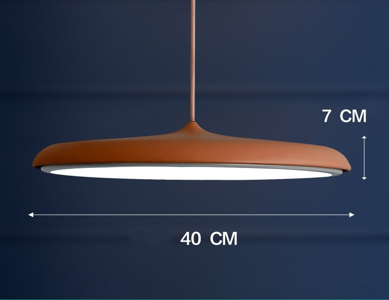 Iron LED Chandelier Rose Gold 45cm Tricolor