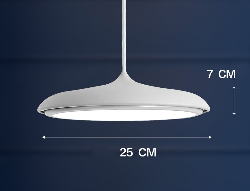 Iron LED Chandelier Rose Gold 45cm Tricolor