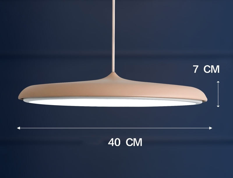 Iron LED Chandelier Rose Gold 45cm Tricolor