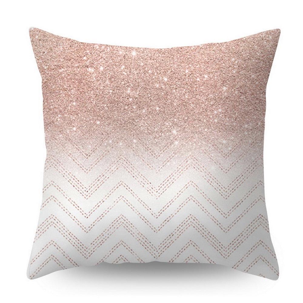 Nordic Style Pillow Covers Plant Letter Flower Geometric Sofa Cushion cover Headrest Pink Party Decorations Gift For Kids Geometric Decorative Throw Pillow Covers Square Cotton Cushion Covers Outdoor Sofa Home Pillow Covers