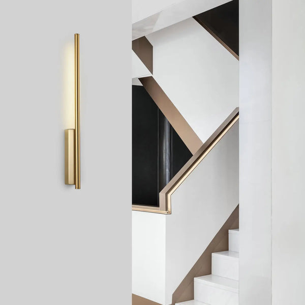 Nordic Style Wall Lamps for Living Room with Elegant Golden Lines