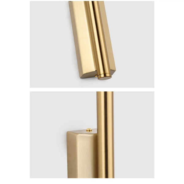 Nordic Style Wall Lamps for Living Room with Elegant Golden Lines