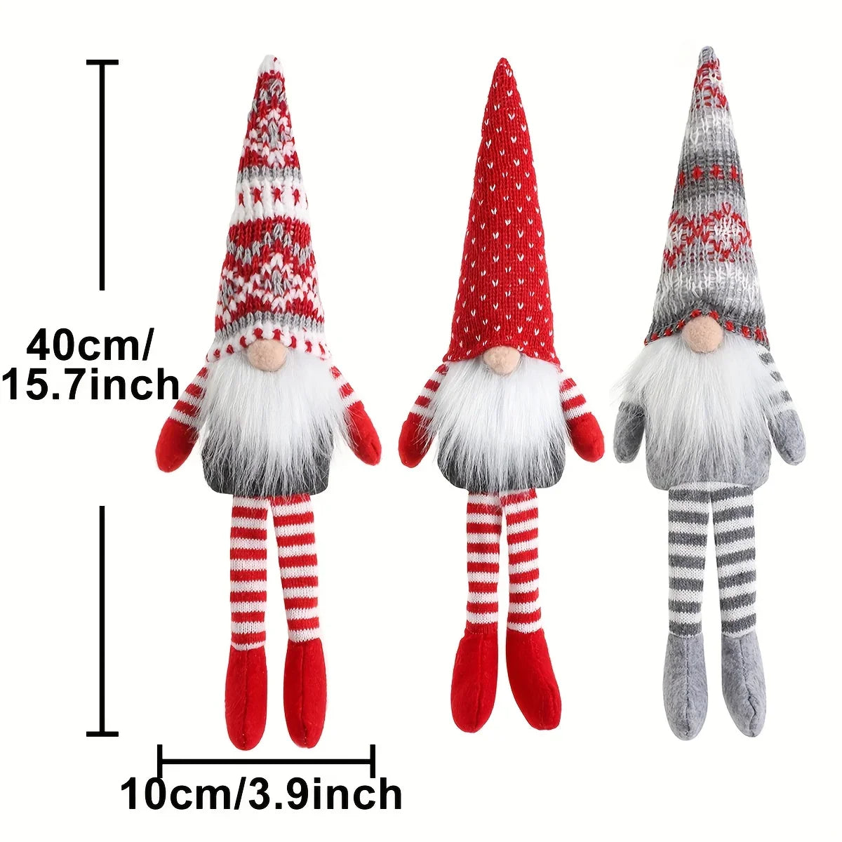 Nordic Wooden Faceless Christmas Decorations