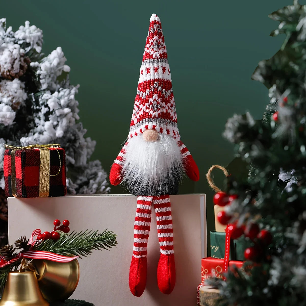 Nordic Wooden Faceless Christmas Decorations